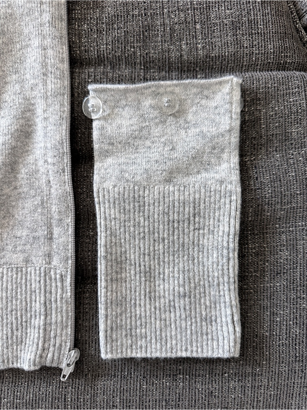 Veronica Beard NWT 3 Piece-Set Uptown gray Cashmere Blend Dickey Jacket insert - Picture 10 of 16